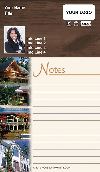 Picture of Value Top Notepad Magnets - Home For All Seasons