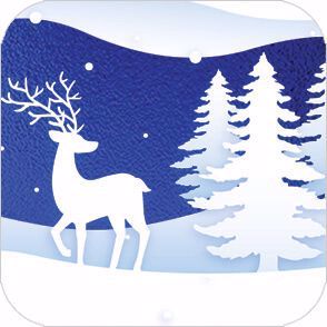Picture of Holiday Snow Scene - Envelope Sealer