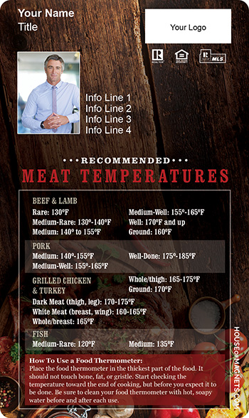 Picture of Recommended Meat Temperatures