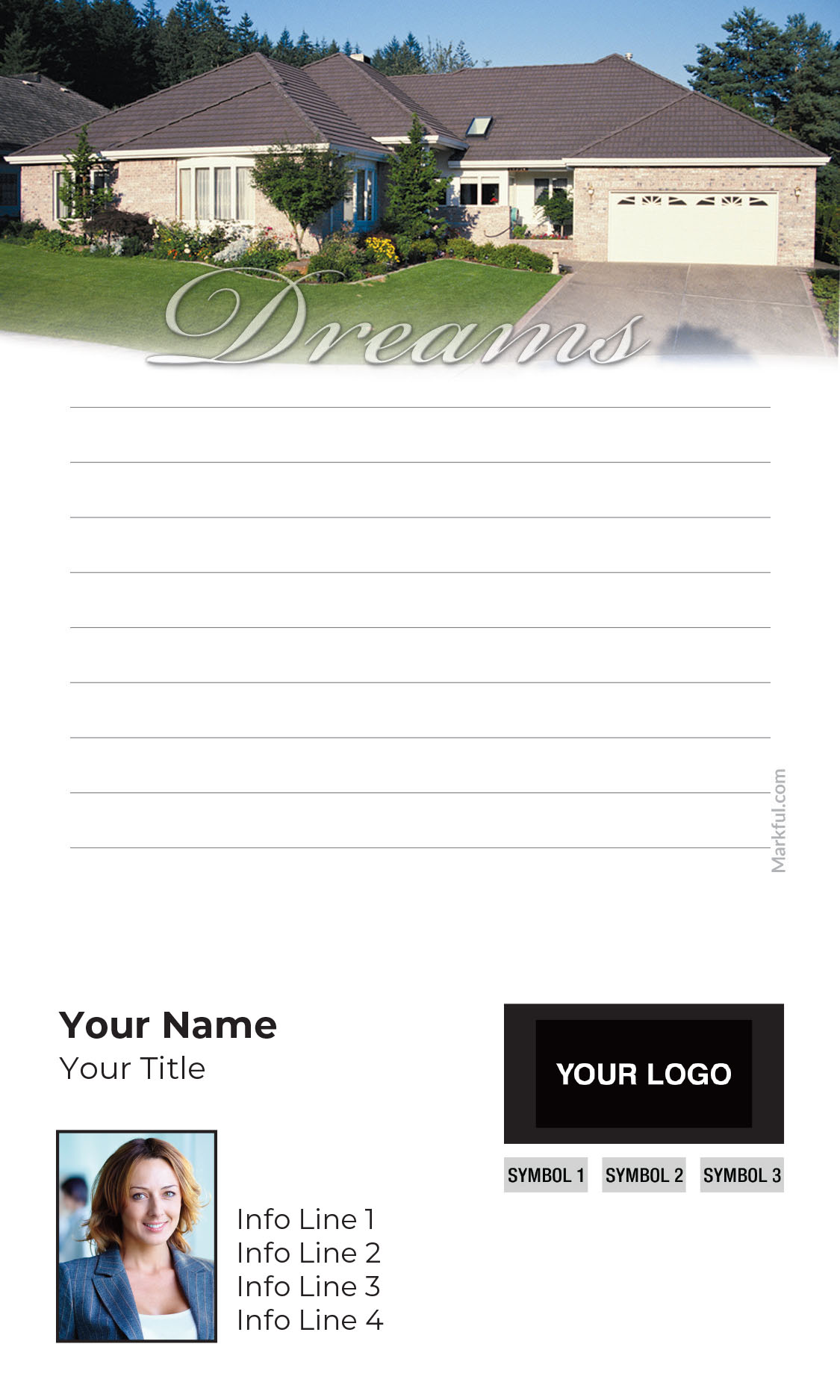 Picture of Custom Notepads - Dreams