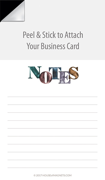 Picture of Stock Notepad Magnets - Colorful Notes