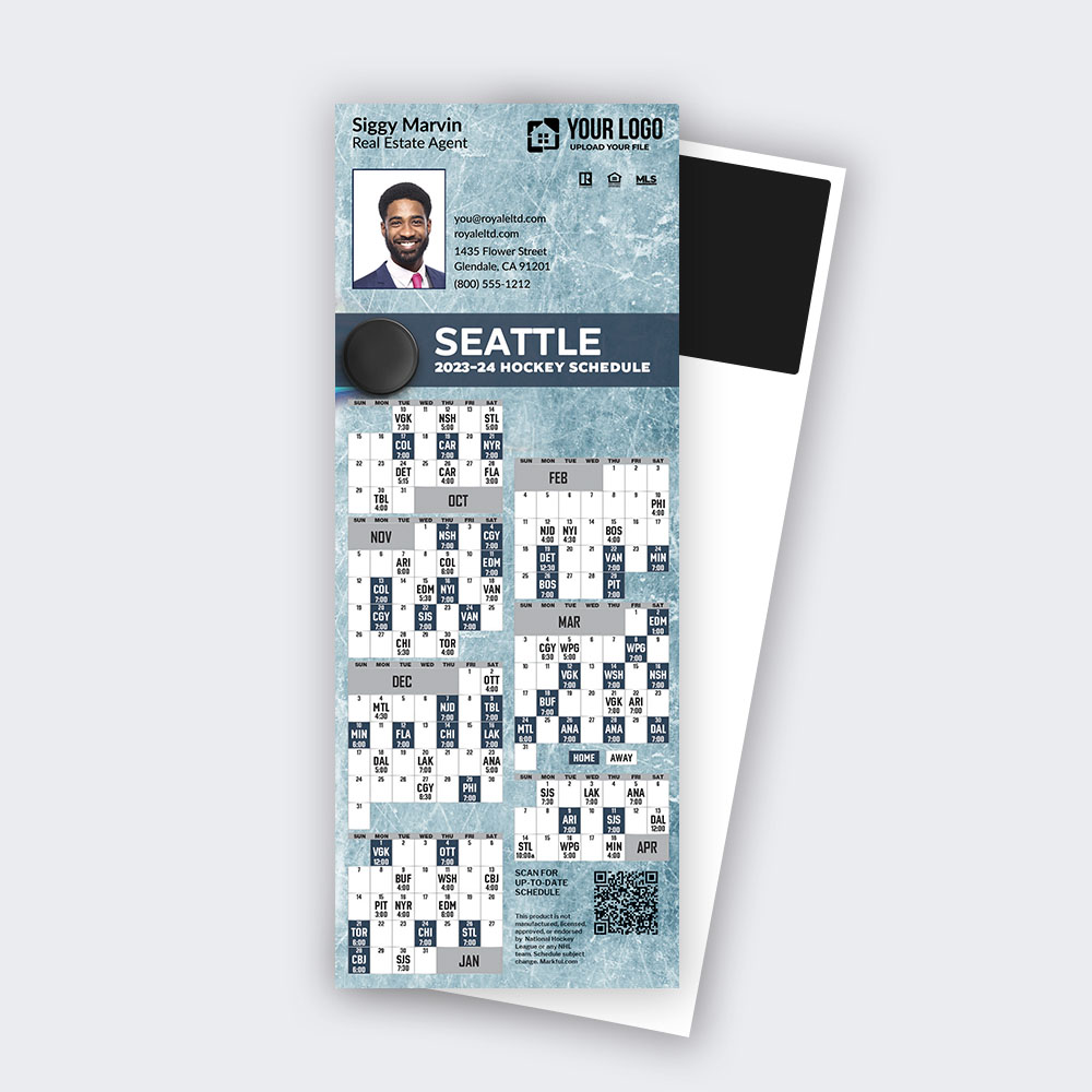 Picture of 2023-24 Custom QuickCard Hockey Magnets - Seattle Kraken