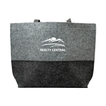 Picture of Large Felt Tote - Adult One Size Gray