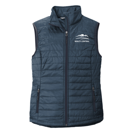 Picture of Packable Puffy Vest - Women's River Blue