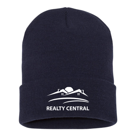 Picture of 12 Inch Cuffed Beanie - Adult One Size Navy
