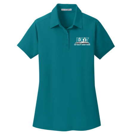 Picture of EXIT Realty Corp Port Authority Moisture Wicking Polo 571 - Women's Teal