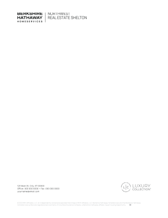 Picture of Berkshire Hathaway Corporate White 70lb Letterhead