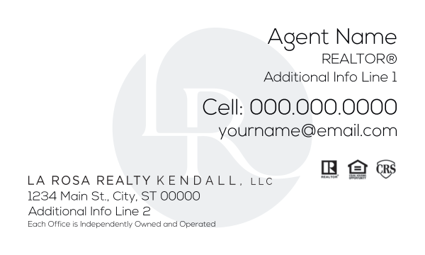 Picture of La Rosa Realty Business Cards