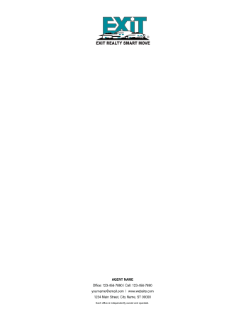 Picture of EXIT Realty Corp White 70lb Letterhead 