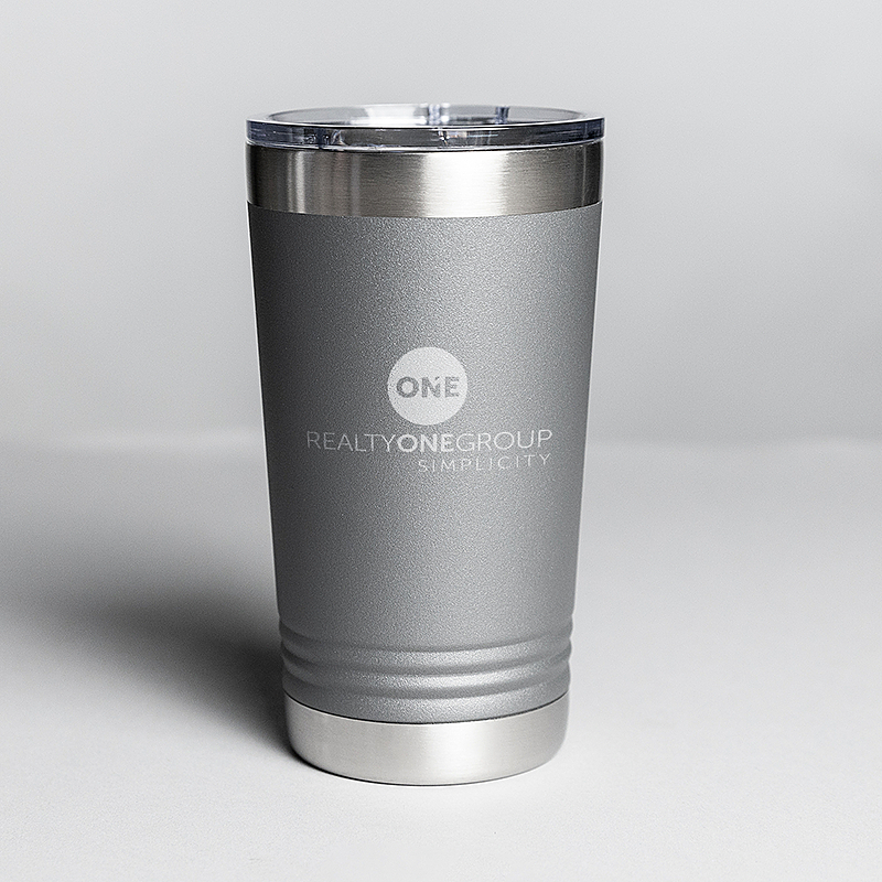 Picture of Gray 16 oz. Polar Camel Pint with Slider Lid