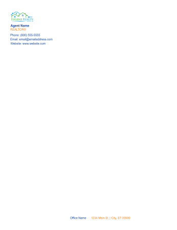 Picture of eXp Realty White 70lb Letterhead