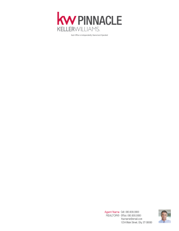 Picture of Keller Williams Realty White 70lb Letterhead