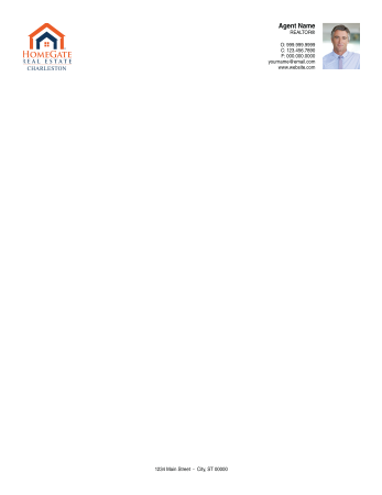 Picture of HomeGate Real Estate White 70lb Letterhead