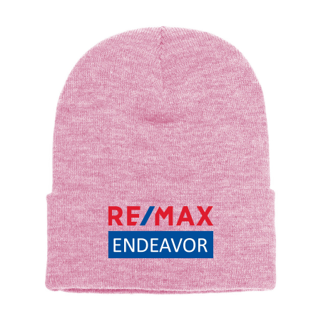 Picture of 12 Inch Cuffed Beanie - Adult One Size Pink
