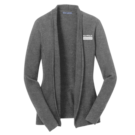 Picture of Port Authority Cardigan Sweater - Women's Gray