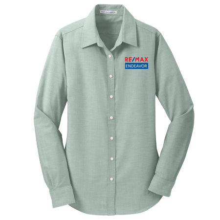 Picture of Wrinkle Free Long Sleeve Oxford - Women's Green