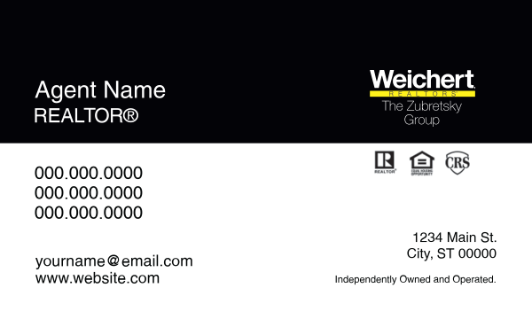 Picture of Weichert Realtors Business Cards