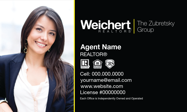 Picture of Weichert REALTORS Stanford & Company Business Cards