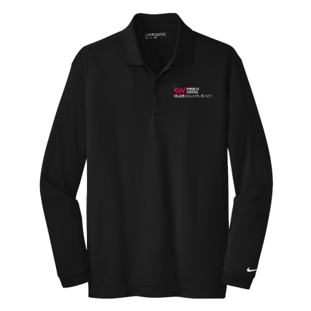 Picture of Nike Long Sleeve Polo - Men's Black