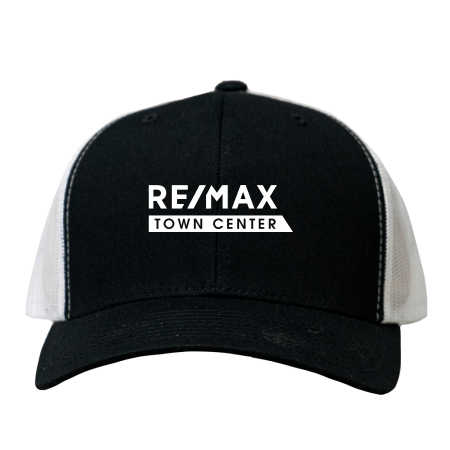 Picture of Retro Trucker Hat - Adult One Size Black-White