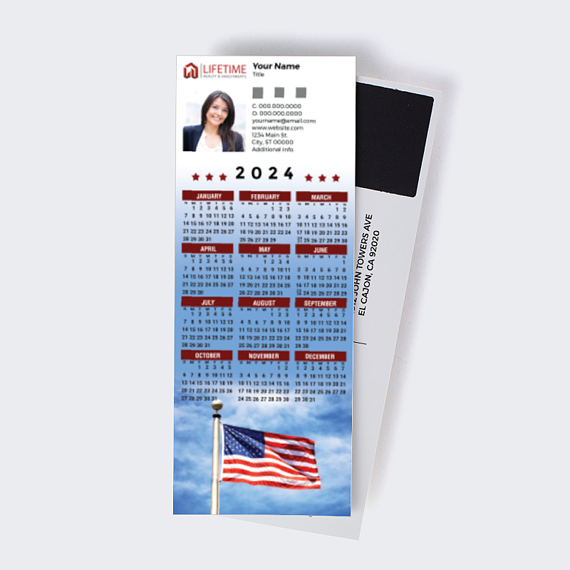 Picture of Custom PostCard Mailer Calendar Magnets