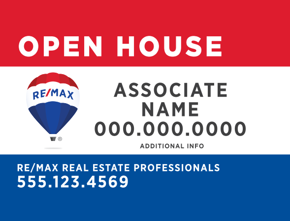 Picture of RE/MAX INTEGRITY Directional and Open House Signs