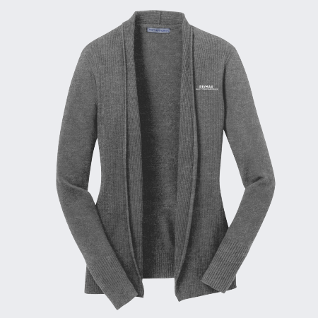 Picture of Port Authority Cardigan Sweater - Women's Gray