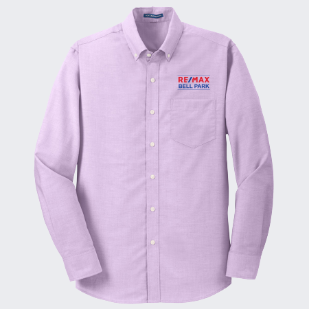 Picture of Wrinkle Free Long Sleeve Oxford - Men's Purple