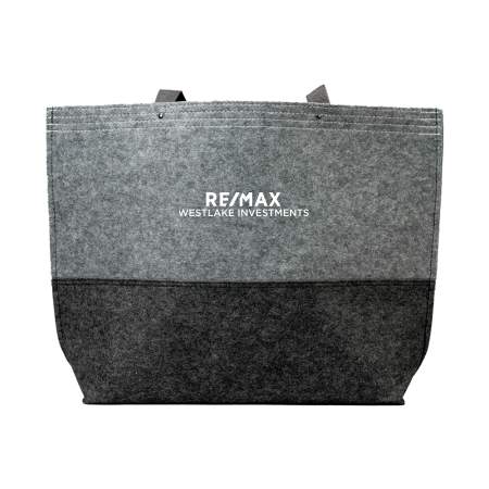 Picture of Large Felt Tote - Adult One Size Gray