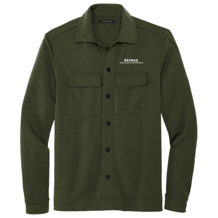 Picture of Mercer+Mettle Double-Knit Snap Front Jacket - Men's Green
