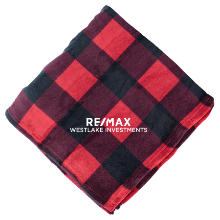 Picture of Ultra Plush Blanket - Adult One Size Buffalo Plaid