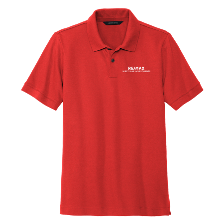 Picture of Mercer+Mettle Stretch Heavyweight Pique Polo - Men's Red