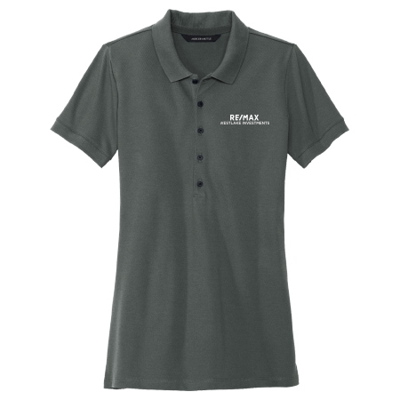 Picture of Mercer+Mettle Stretch Heavyweight Pique Polo - Women's Charcoal