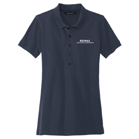 Picture of Mercer+Mettle Stretch Heavyweight Pique Polo - Women's Navy