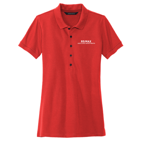 Picture of Mercer+Mettle Stretch Heavyweight Pique Polo - Women's Red