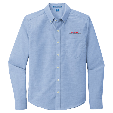 Picture of Untucked Fit SuperPro Oxford Shirt - Men's Blue