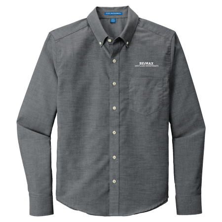 Picture of Untucked Fit SuperPro Oxford Shirt - Men's Black