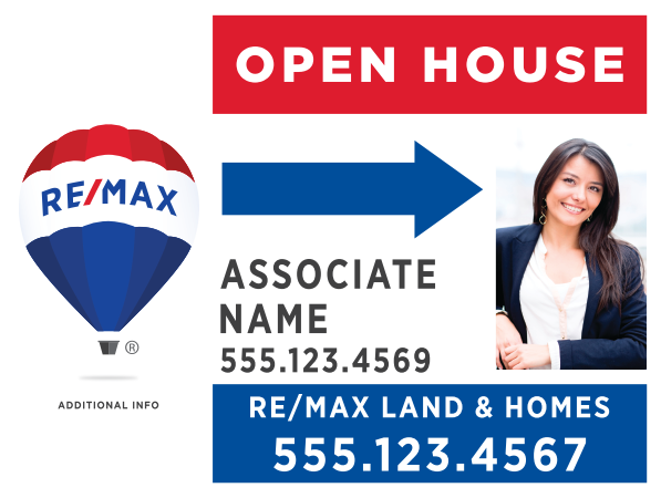 Picture of Sign - Directional: RE/MAX LLC 