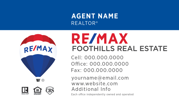 Picture of RE/MAX ADVANTAGE Business Cards