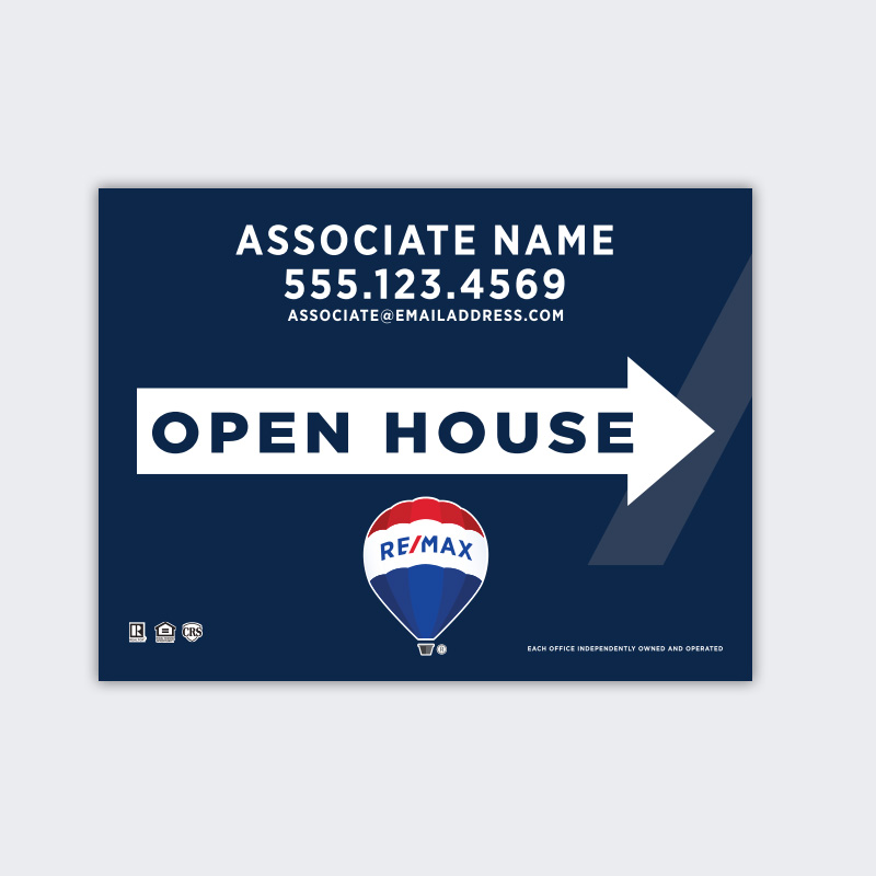 RE/MAX Open House Signs