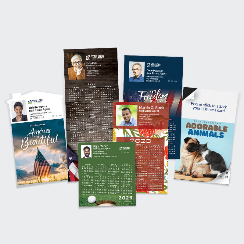 Year around marketing with magnetic calendars. 