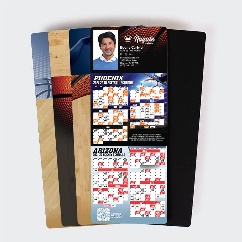 Standard full magnet Basketball schedule