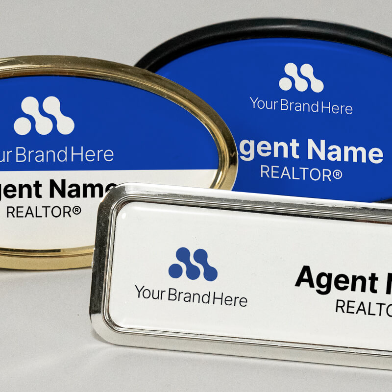 Acrylic dome name badges