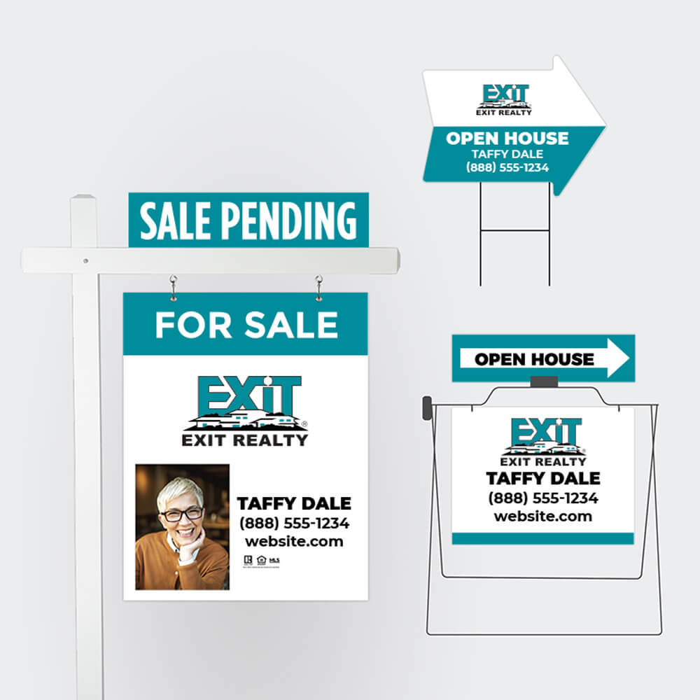 Order Your Exit Realty Signs at Markful