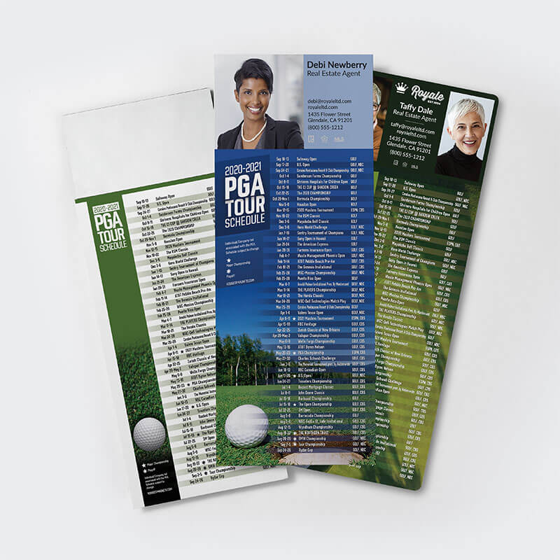 Professional Golf - PGA schedule magnets