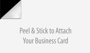 Peel & Stick Business Card Magnets - 15 Mil