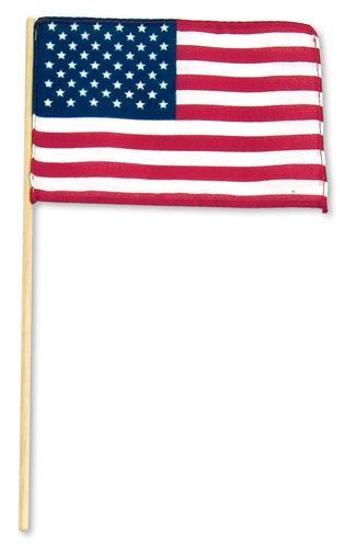 Picture of US Stick Flag - 6" x 9" Cotton Flag