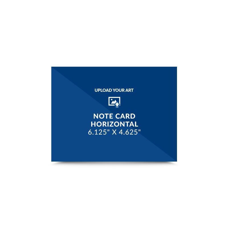Picture of General Note Cards - Your Artwork - Note Cards Horizontal