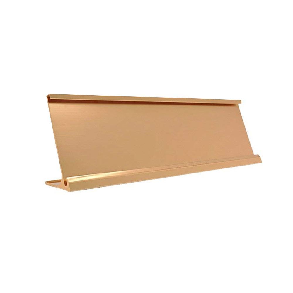 10 inch Bright Rose Gold Desk Holder